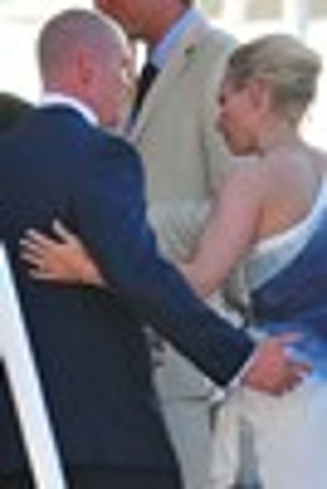 Mike Tindall;Zara Phillips;<br>Zara Phillips and Mike Tindall Enjoy Cocktails Aboard The Royal Yacht Britannia