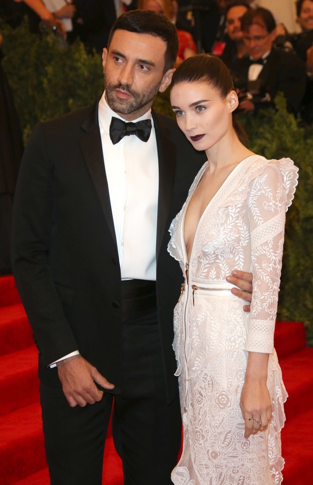 Riccardo Tisci;Rooney Mara;<br>PUNK: Chaos to Couture Costume Institute Gala