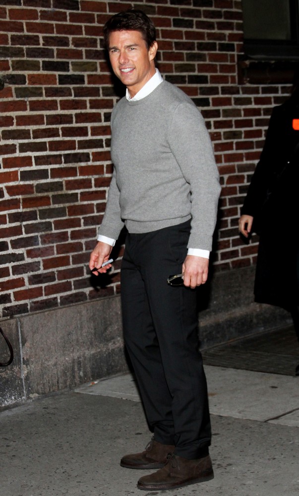 Tom Cruise;<br>The Late Show with David Letterman - Arrivals