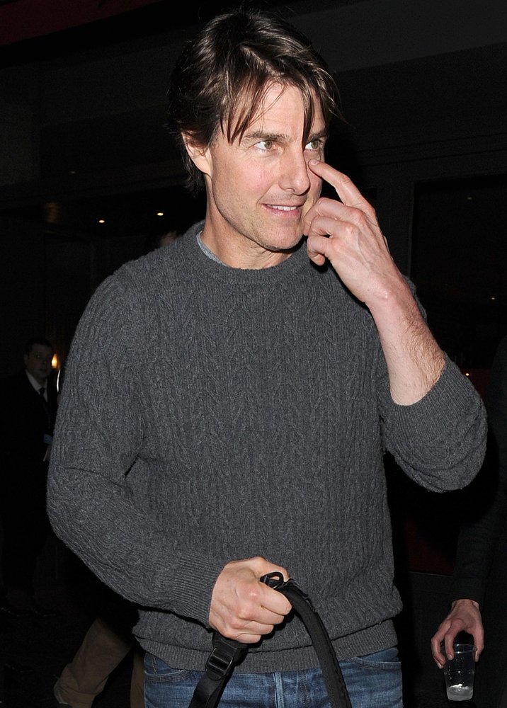 Tom Cruise;<br>Tom Cruise Out Leaving A Post Production Office in Soho