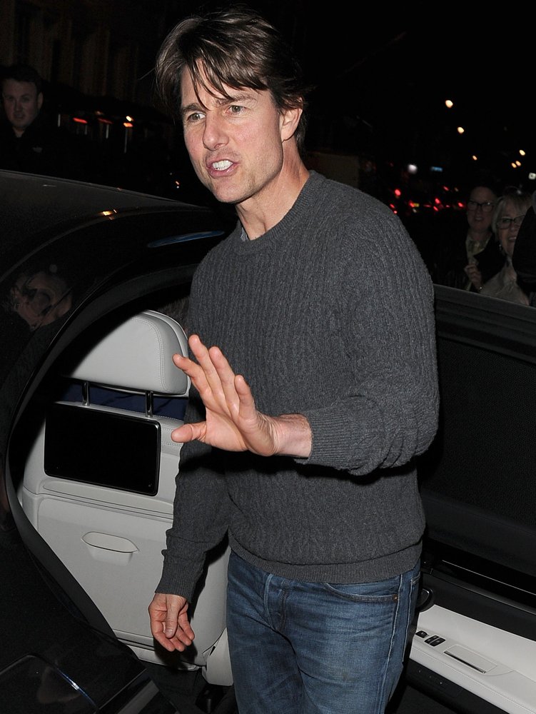 Tom Cruise;<br>Tom Cruise Out Leaving A Post Production Office in Soho