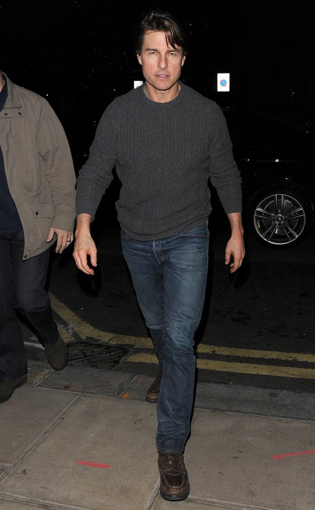 Tom Cruise;<br>Tom Cruise Out Leaving A Post Production Office in Soho