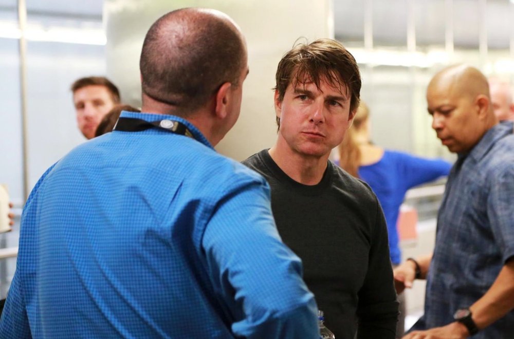 Tom Cruise;<br>On The Set of Mission: Impossible V