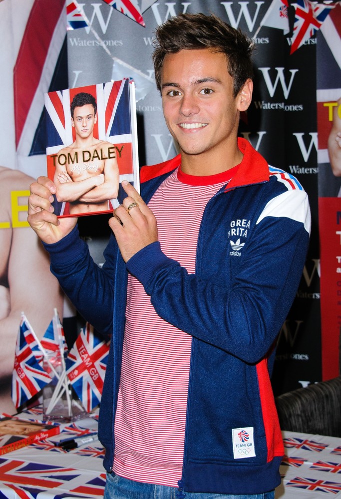 Tom Daley;<br>Tom Daley Signs Copies of His Autobiography My Story