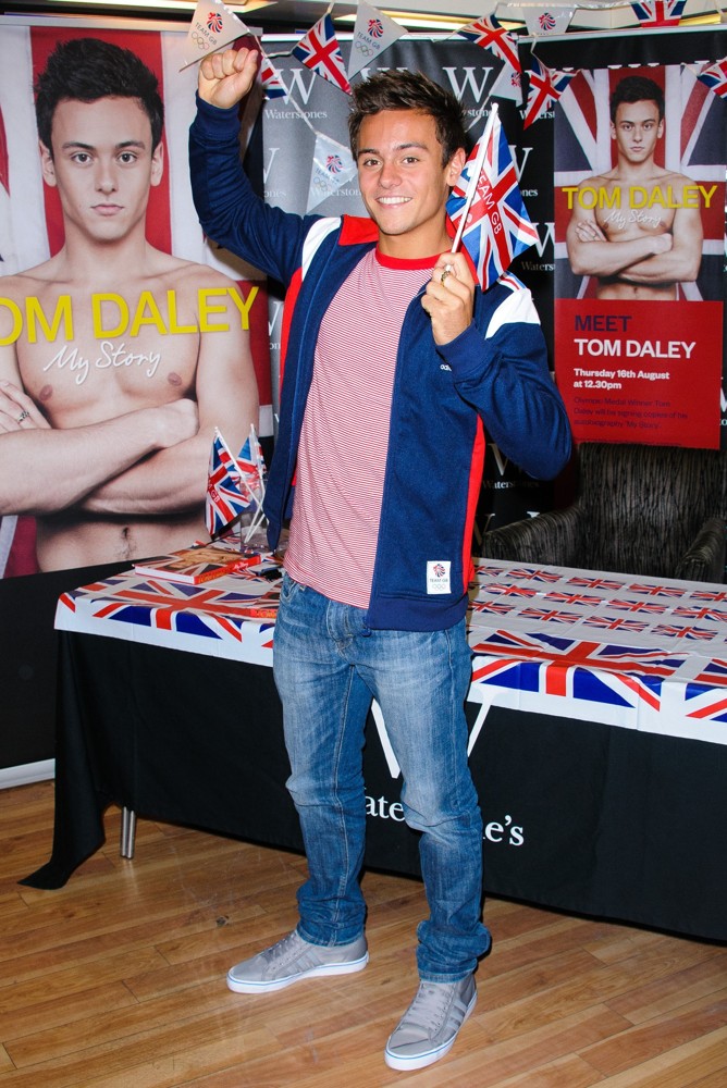 Tom Daley;<br>Tom Daley Signs Copies of His Autobiography My Story