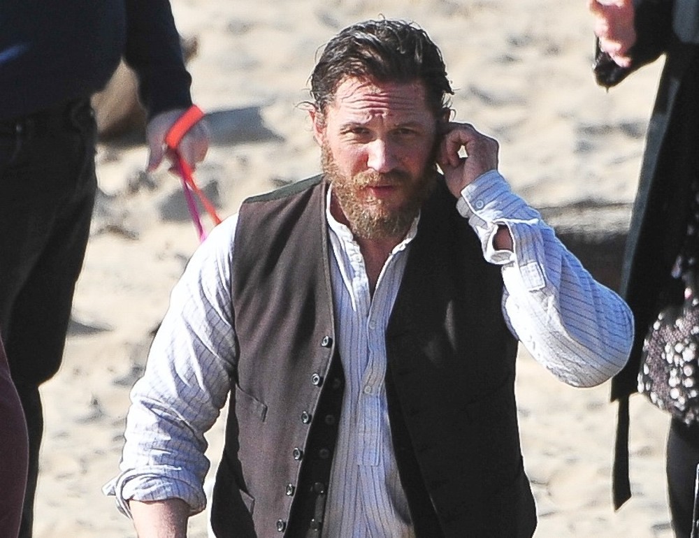 Tom Hardy;<br>Filming Peaky Blinders