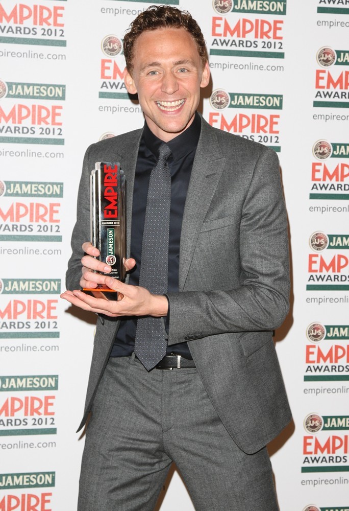 Tom Hiddleston;<br>The Empire Film Awards 2012 - Press Room