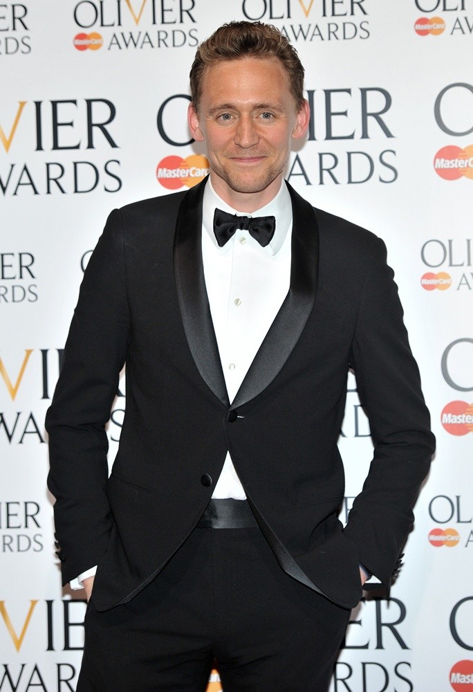 Tom Hiddleston;<br>The Olivier Awards 2013 - Press Room