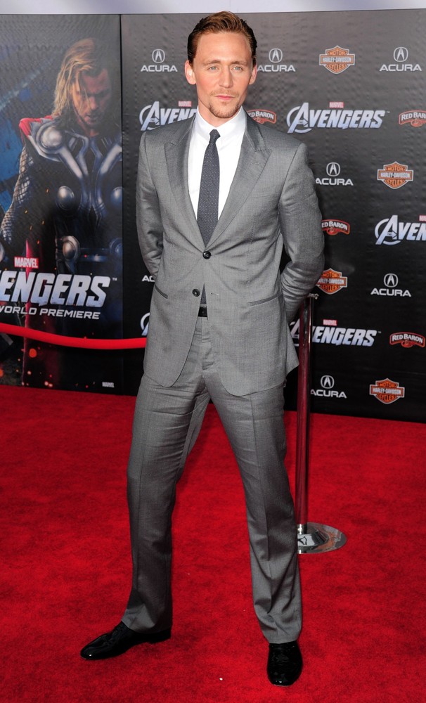Tom Hiddleston;<br>World Premiere of The Avengers - Arrivals