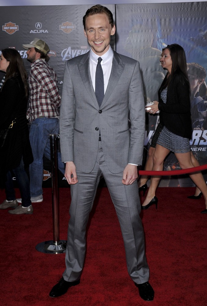 Tom Hiddleston;<br>World Premiere of The Avengers - Arrivals