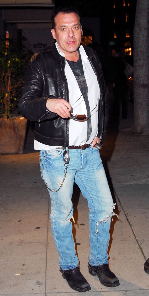 Tom Sizemore;<br>Tom Sizemore Having A Cigarette Outside Mr Chow