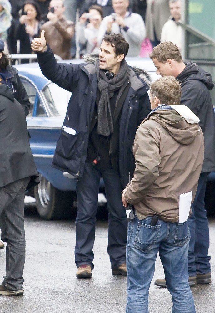 Tom Tykwer;<br>On The Film set of Cloud Atlas Shooting on Location in Glasgow