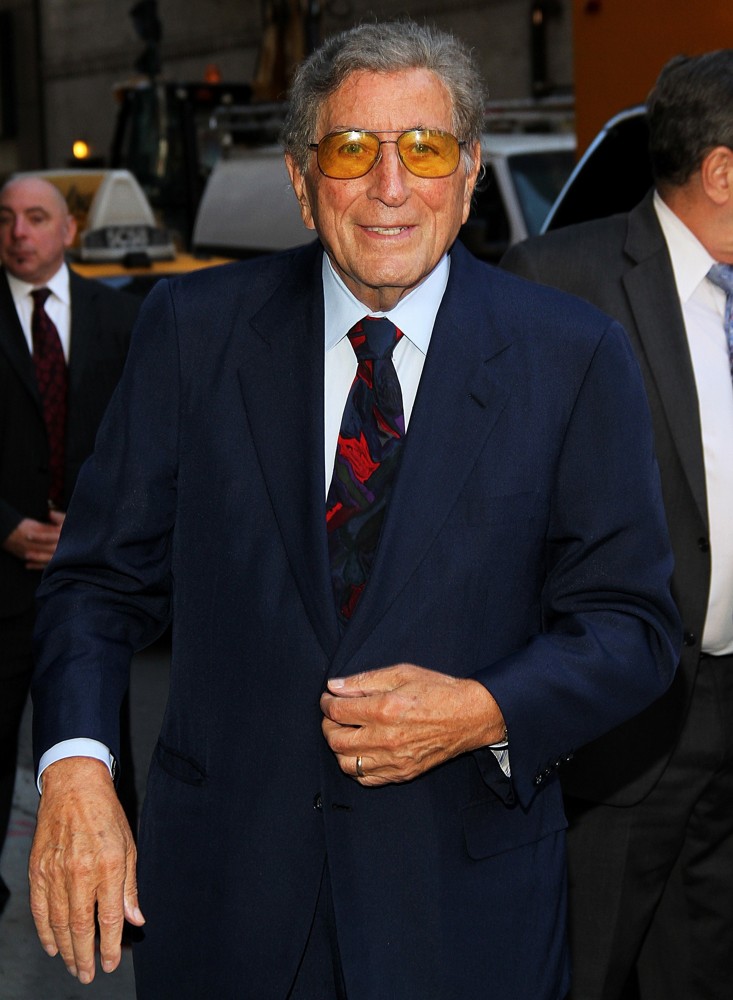 Tony Bennett;<br>Celebrities Arrive at The Ed Sullivan Theater for The Late Show with David Letterman