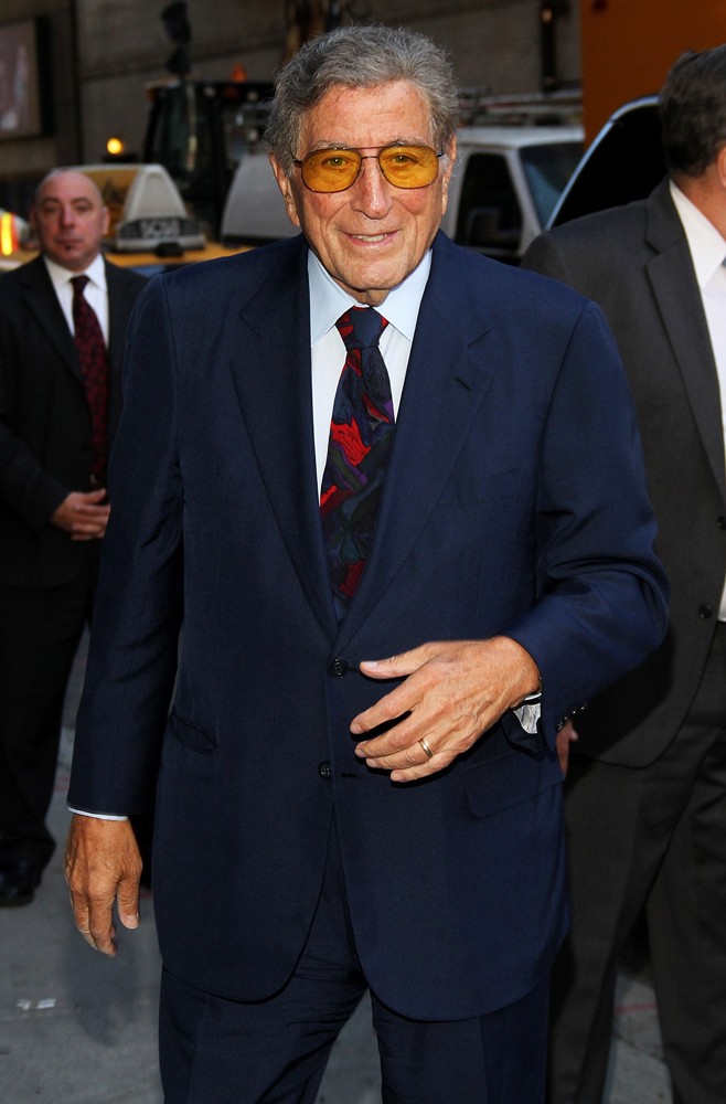 Tony Bennett;<br>Celebrities Arrive at The Ed Sullivan Theater for The Late Show with David Letterman