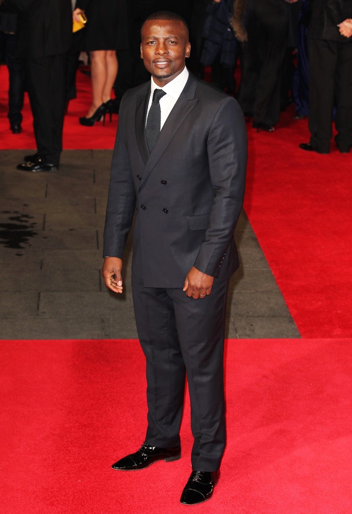 Tony Kgoroge;<br>The Royal Film Performance of Mandela: Long Walk to Freedom - Arrivals