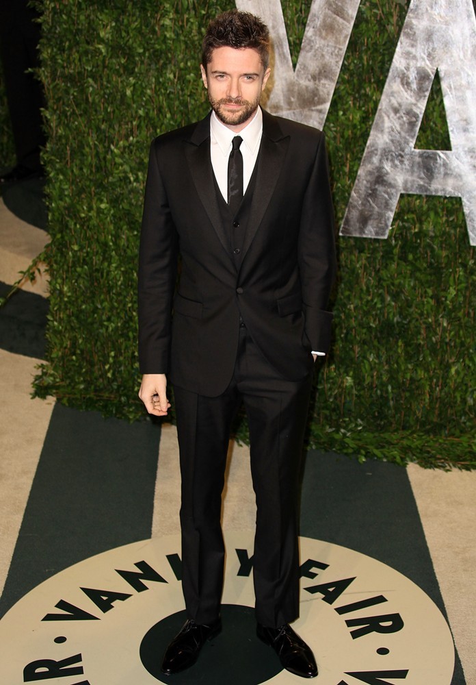 Topher Grace;<br>2012 Vanity Fair Oscar Party - Arrivals