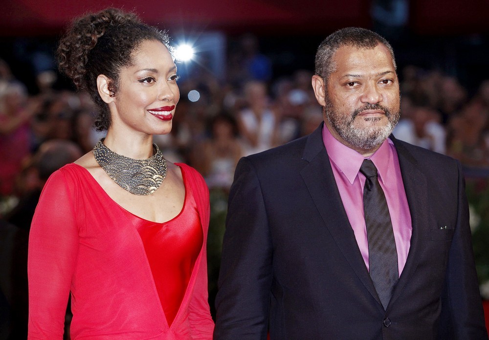 Gina Torres;Laurence Fishburne;<br>The 68th Venice Film Festival - Day 4 - Contagion - Premiere- Arrivals