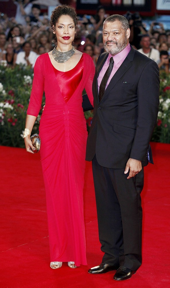 Gina Torres;Laurence Fishburne;<br>The 68th Venice Film Festival - Day 4 - Contagion - Premiere- Arrivals