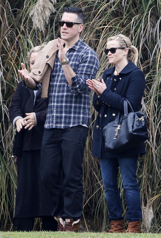 Jim Toth;Reese Witherspoon;<br>Reese Witherspoon Watches Son Deacon's Soccer Game