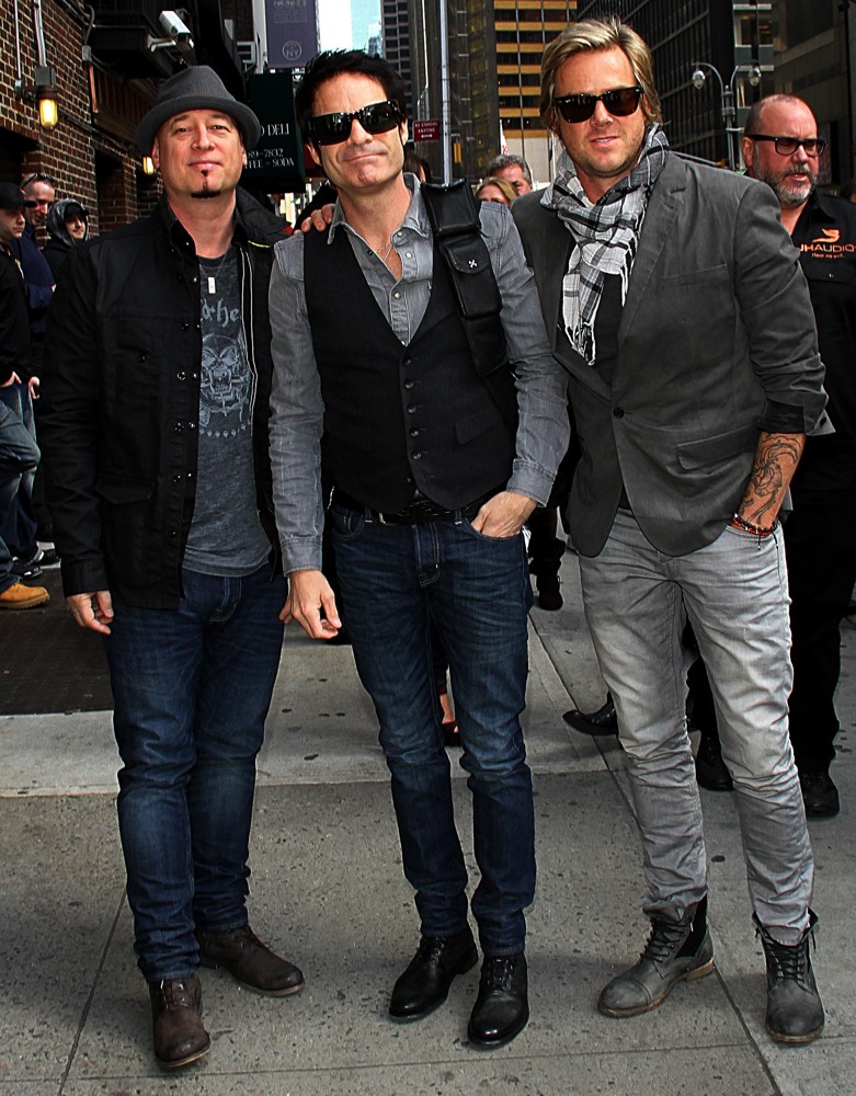 Train;<br>Celebrities Arrive at The Ed Sullivan Theater for The Late Show with David Letterman
