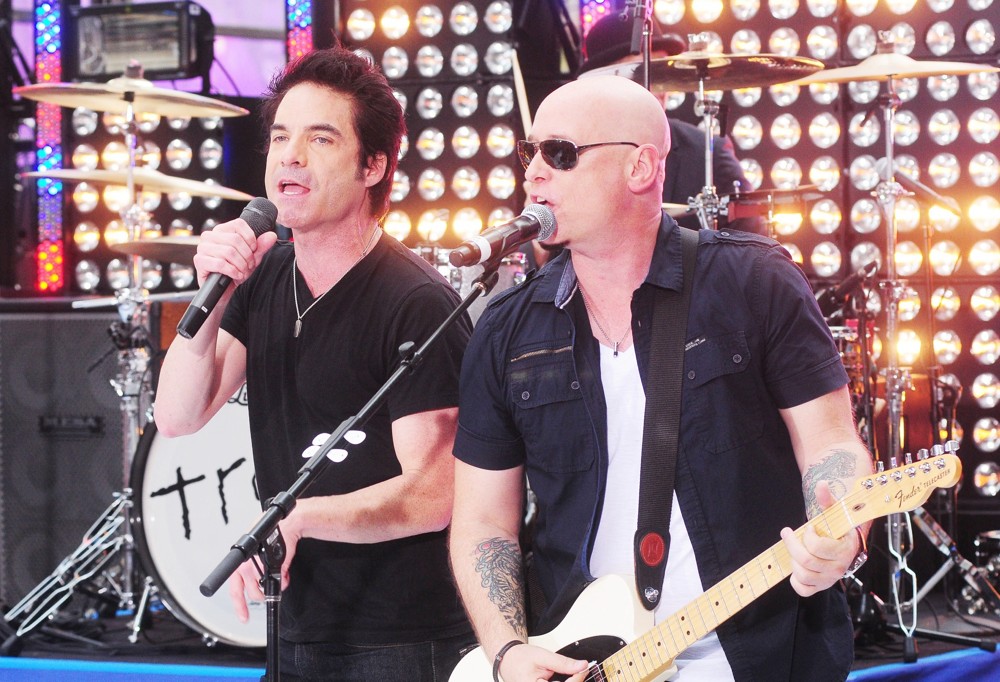 Pat Monahan;Jimmy Stafford;Train;<br>Train Performing Live During The Today Show Summer Concert Series