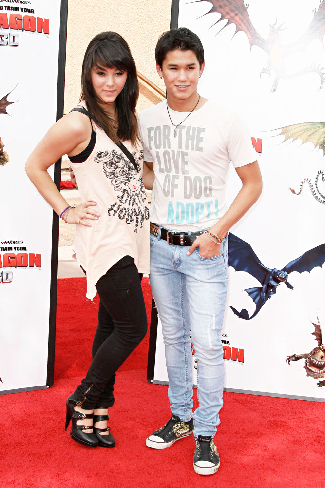 Booboo Stewart;Fivel Stewart;<br>Los Angeles Premiere of 'How to Train Your Dragon'