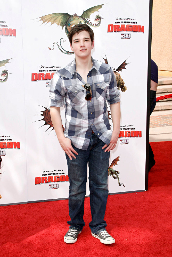Nathan Kress;<br>Los Angeles Premiere of 'How to Train Your Dragon'