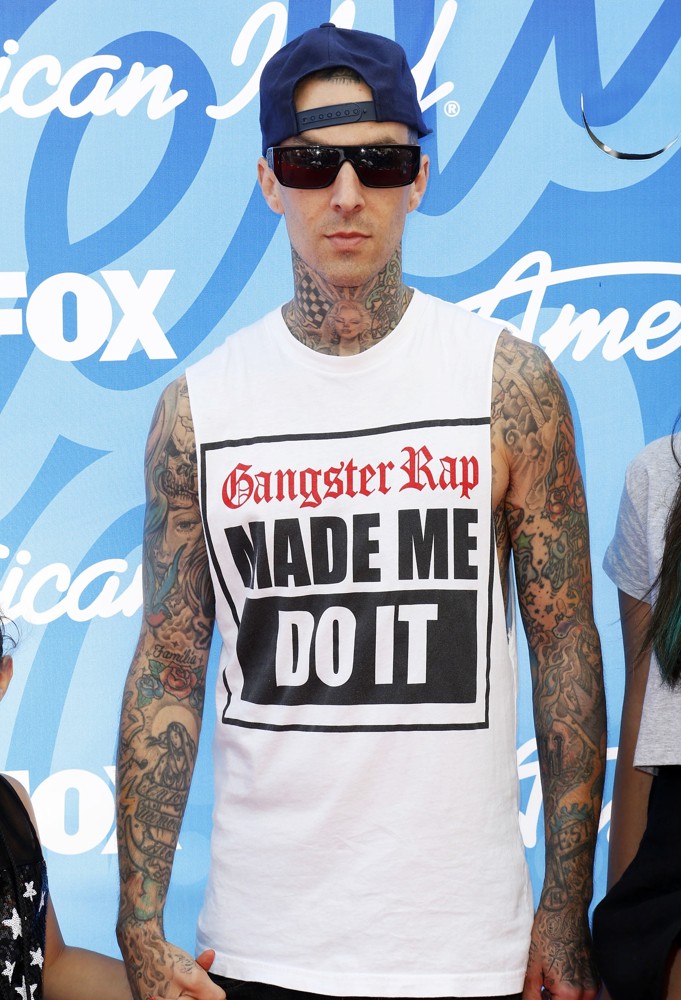 Travis Barker;Blink-182;<br>American Idol Finale Results Show Live - Arrivals