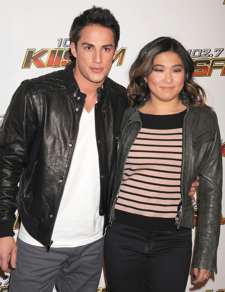 Michael Trevino;Jenna Ushkowitz;<br>102.7 KIIS FM's Jingle Ball 2011 - Arrivals