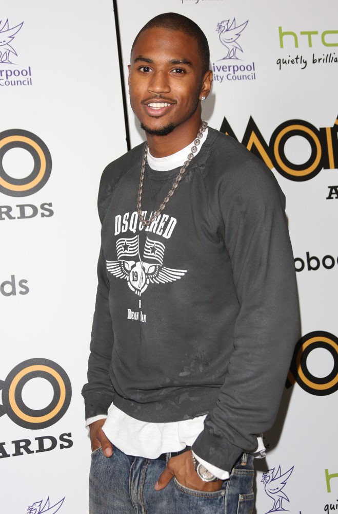 Trey Songz;<br>The MOBO Awards 2012 - Press Room