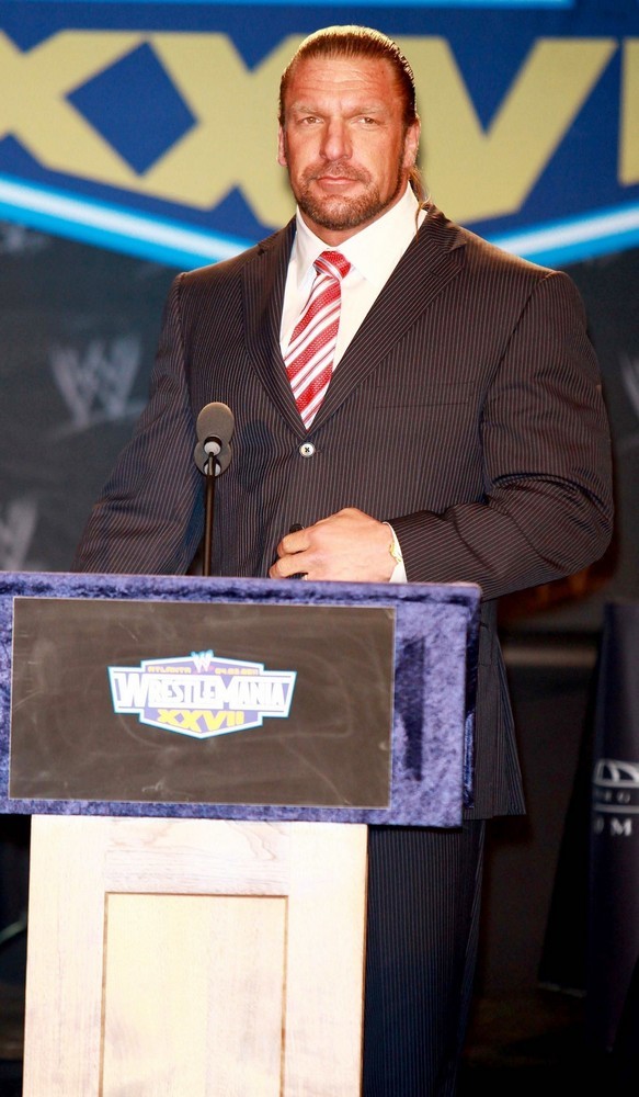 Triple H;<br>A Press Conference with WWE Superstars for WrestleMania XXVII