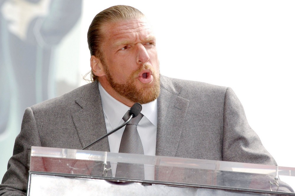 Triple H;<br>Vince McMahon Honoured with The 2357th Star on The Hollywood Walk of Fame on Hollywood Boulevard