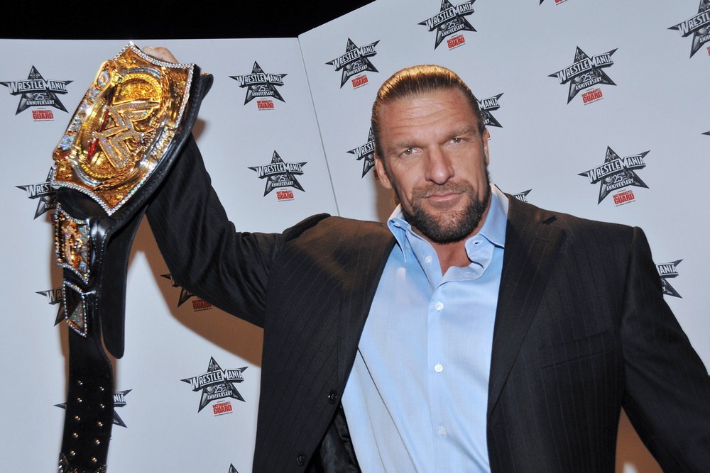 Triple H;<br>WrestleMania 25th Anniversary Press Conference