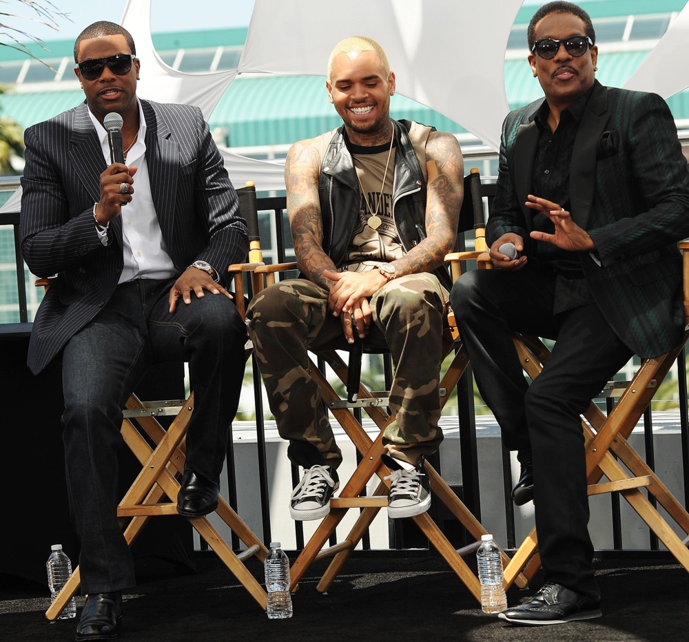 Chris Tucker;Chris Brown;Charlie Wilson;<br>BET Awards 2013 Press Conference