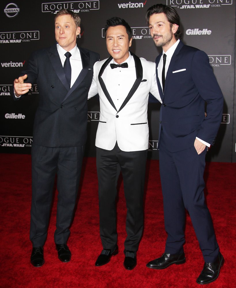 Alan Tudyk;Donnie Yen;Diego Luna;<br>Premiere of Walt Disney Pictures and Lucasfilm's Rogue One: A Star Wars Story