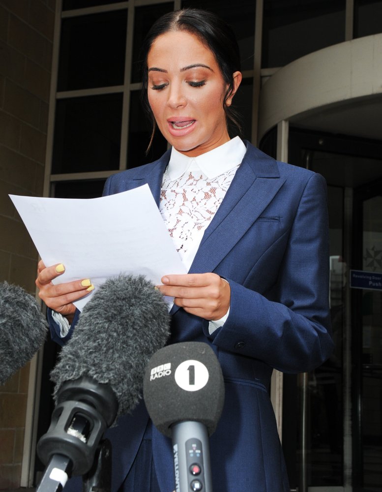 Tulisa;<br>Tulisa Leaves Stratford Magistrates Court After Being Found Guilty of Assault