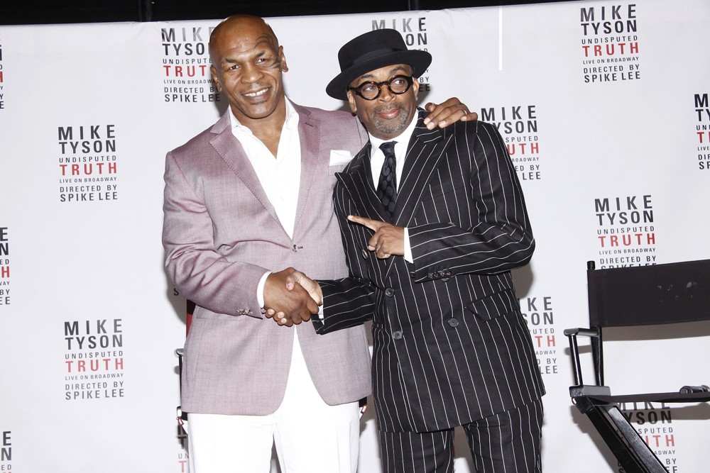 Mike Tyson;Spike Lee;<br>Mike Tyson Undisputed Truth, Live on Broadway Press Conference