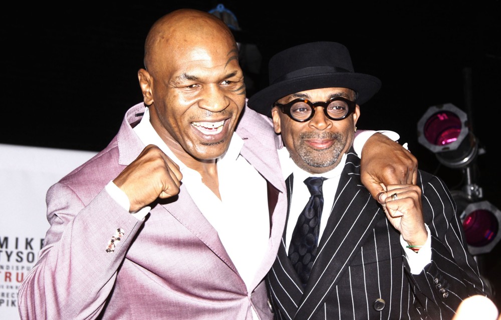 Mike Tyson;Spike Lee;<br>Mike Tyson Undisputed Truth, Live on Broadway Press Conference