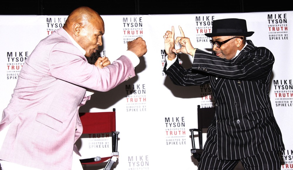 Mike Tyson;Spike Lee;<br>Mike Tyson Undisputed Truth, Live on Broadway Press Conference