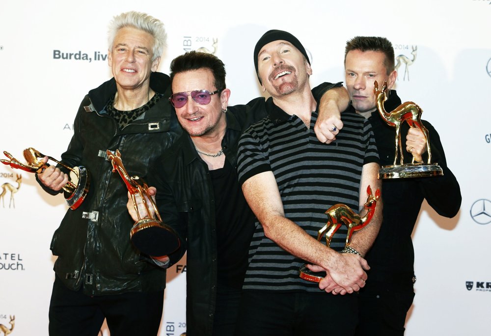 U2;<br>Bambi Awards 2014 - Press Room