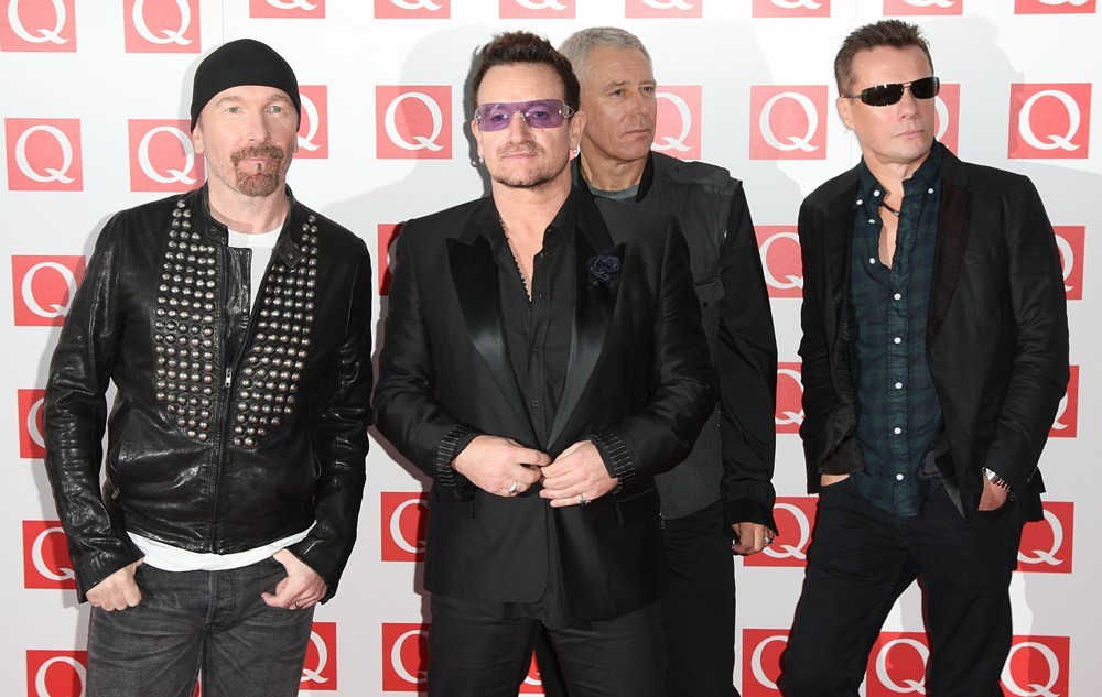 U2;<br>The Q Awards 2011 - Arrivals