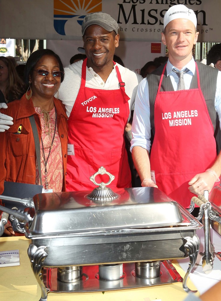 Blair Underwood;Neil Patrick Harris;<br>The Los Angeles Mission's Thanksgiving for Skid Row Homeless