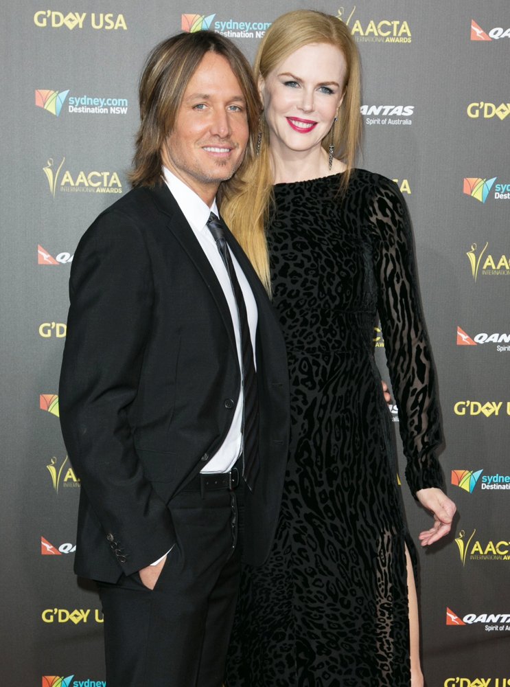 Keith Urban;Nicole Kidman;<br>2015 G'DAY USA Gala Featuring The AACTA International Awards Presented by Qantas
