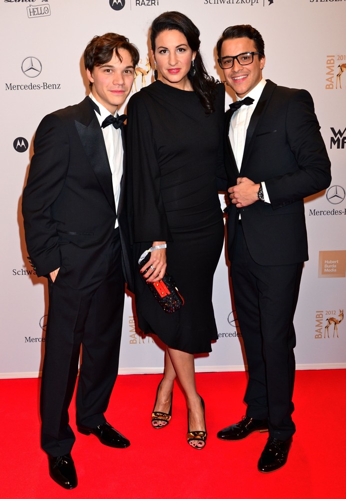 Sebastian Urzendowsky;Minu Barati-Fischer;Kostja Ullmann;<br>Bambi Awards 2012