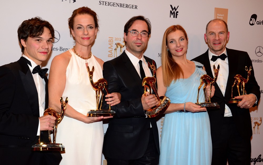 Sebastian Urzendowsky;Claudia Michelsen;Jan Josef Liefers;Nadja Uhl;Gotz Schubert;<br>Bambi Awards 2012