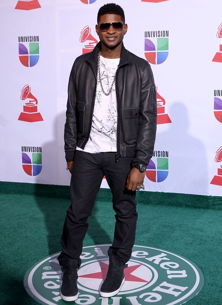 Usher;<br>The 12th Annual Latin GRAMMY Awards - Arrivals