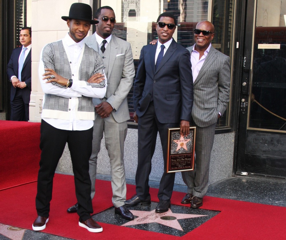P. Diddy Picture 209 Babyface Honored with A Walk of Fame Star Ceremony