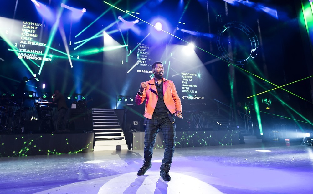 Usher;<br>Usher Performs at The Apollo Hammersmith