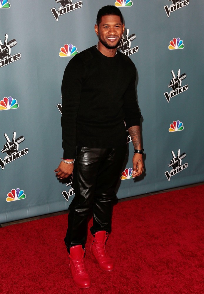 Usher Picture 310 Screening of NBC's The Voice Season 4 Arrivals