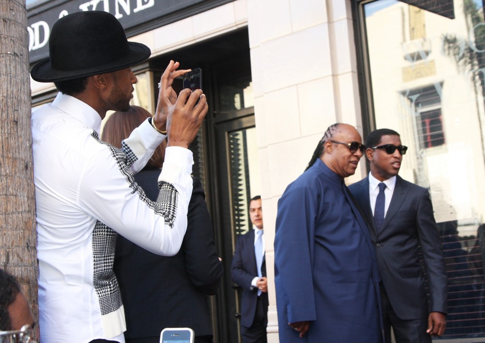 Usher;Stevie Wonder;Babyface;<br>Babyface Honored with A Walk of Fame Star Ceremony